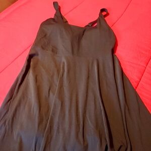 Black One Piece Swim Suit Dress